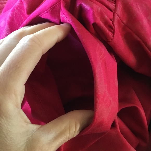 Vintage Laura Ashley Pink Metallic Floral Print Cottage-core Puff Sleeve Dress - Picture 10 of 16